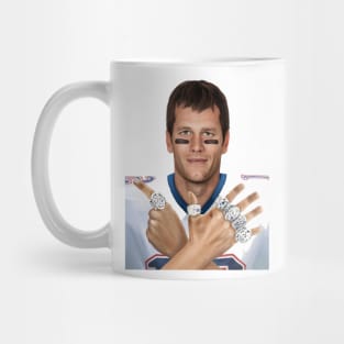 Tom Brady 6 Rings Mug